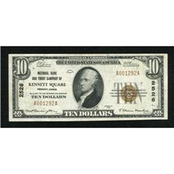 Kennett Square, PA - $10 1929 Ty. 1 The NB of