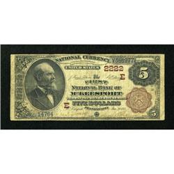 McKeesport, PA - $5 1882 Brown Back Fr. 474 The