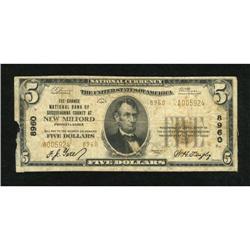 New Milford, PA - $5 1929 Ty. 2 The Grange NB of