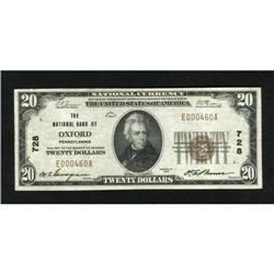 Oxford, PA - $5 1929 Ty. 2 The NB of Oxford Ch.