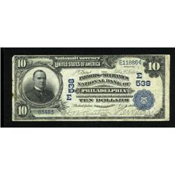 Philadelphia, PA - $10 1902 Date Back Fr. 616