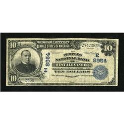 West Alexander, PA - $10 1902 Plain Back Fr. 626