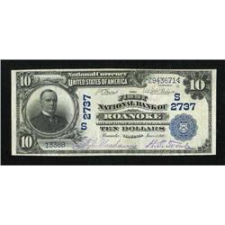 Roanoke, VA - $10 1902 Date Back Fr. 616 The
