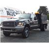 Image 2 : 0C --  2004 FORD F550 S.D. CREW CAB 4X4 , Green , 118913  KM's