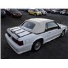 Image 10 : A12F --  1988 FORD MUSTANG LX CONVERTIBLE , White , 181981  KM's  "NO RESERVE"