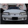 Image 3 : A12F --  1988 FORD MUSTANG LX CONVERTIBLE , White , 181981  KM's  "NO RESERVE"