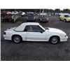 Image 8 : A12F --  1988 FORD MUSTANG LX CONVERTIBLE , White , 181981  KM's  "NO RESERVE"