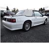 Image 9 : A12F --  1988 FORD MUSTANG LX CONVERTIBLE , White , 181981  KM's  "NO RESERVE"