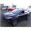 Image 2 : C6C --  2015 JEEP CHEROKEE TRAILHAWK , Black , 195328  KM's