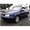 Image 1 : E6 --  2002 VW CABRIO GLX CONVERTIBLE , Blue , 225209  KM's