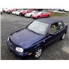 Image 2 : E6 --  2002 VW CABRIO GLX CONVERTIBLE , Blue , 225209  KM's