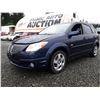 Image 1 : A10 --  2005 PONTIAC VIBE  , Blue , 274687  KM's  "NO RESERVE"