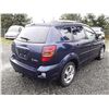 Image 8 : A10 --  2005 PONTIAC VIBE  , Blue , 274687  KM's  "NO RESERVE"
