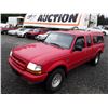 Image 2 : I2 --  2000 FORD RANGER XLT SUPER CAB 4X4 , Red , 236672  KM's