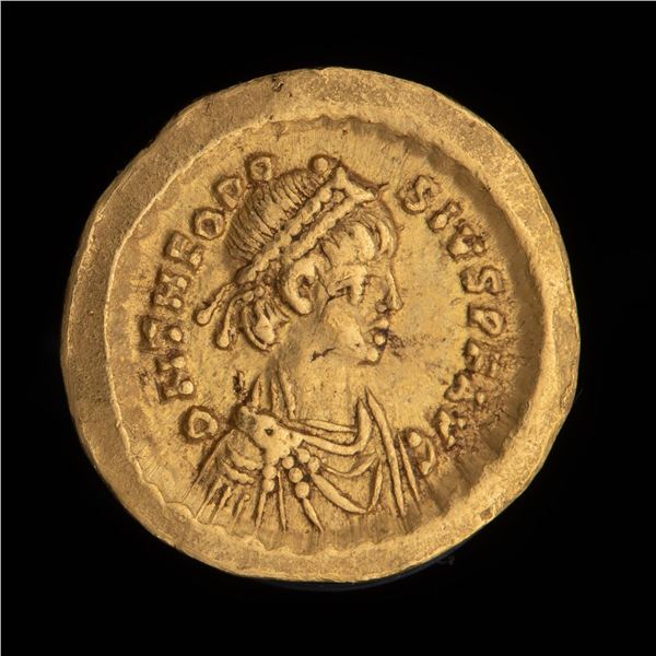 Roman Empire, Gold Tremissis 402-450 A.D.