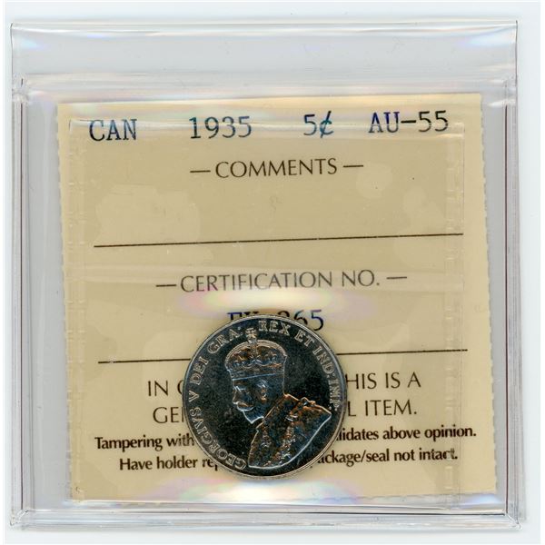 1935 Five Cents
