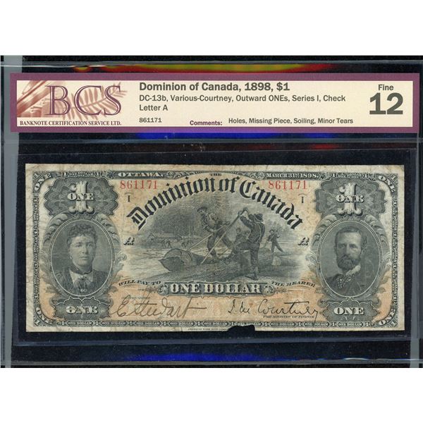 Dominion of Canada $1, 1898