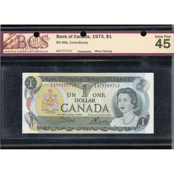 Bank of Canada $1, 1973