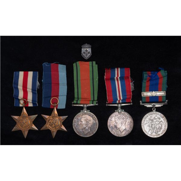 Canada WWII Medal Group