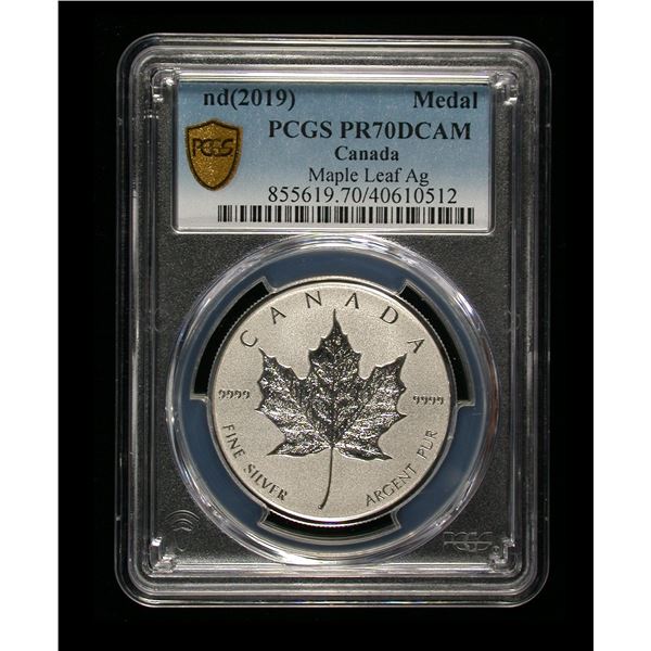 Canada Silver Maple Leaf Medal (2019)