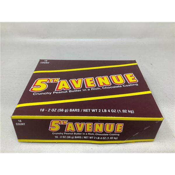 5th Avenue Crunchy Peanut Butter Bars (18 X 56G)