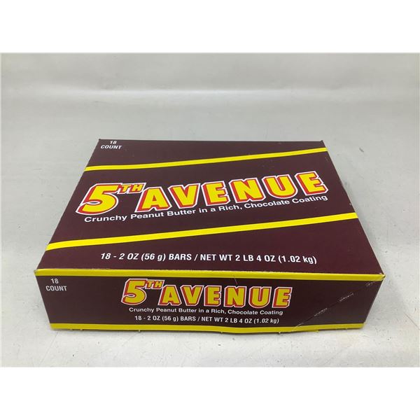 5th Avenue Crunchy Peanut Butter Bars (18 X 56G)