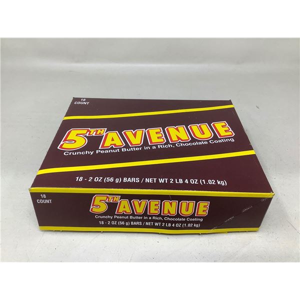 5th Avenue Crunchy Peanut Butter Bars (18 X 56G)