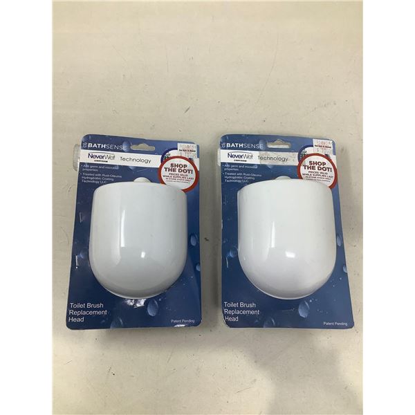 Bathsense Toilet Brush Replacement Head Lot Of 2