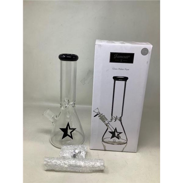 Famous X Glass Water Pipe (12")