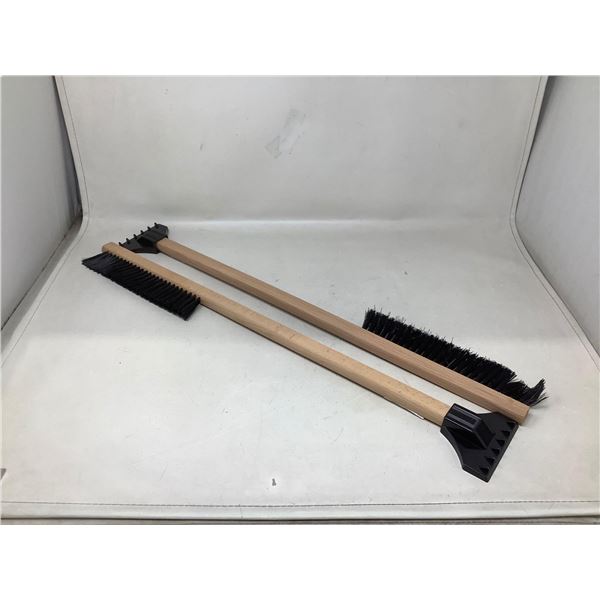 Snow Brush W/ Ice Scrapper Lot Of 2