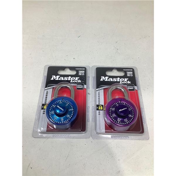 Master Combination Lock Lot Of 2