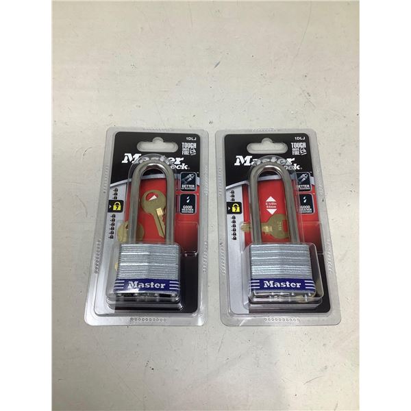 Extra Long Pad Lock Lot Of 2
