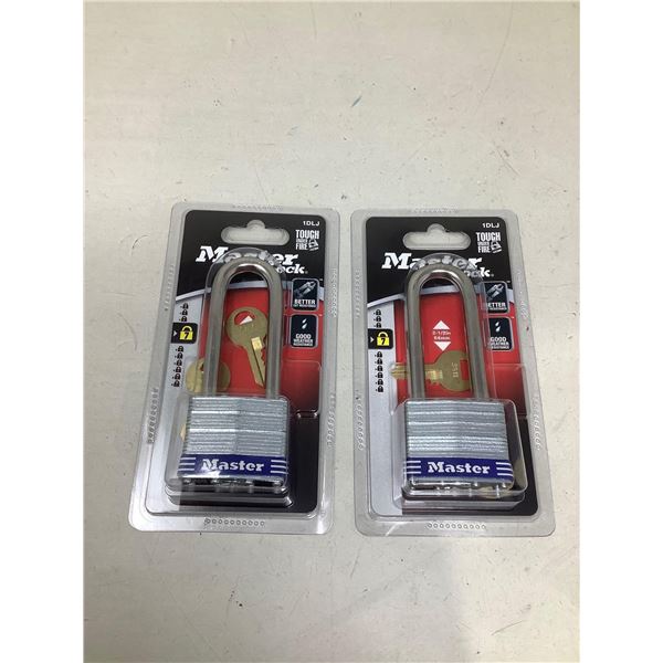 Extra Long Pad Lock Lot Of 2