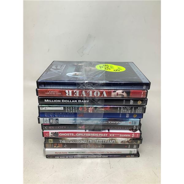Lot Of 12 Assorted DVD's