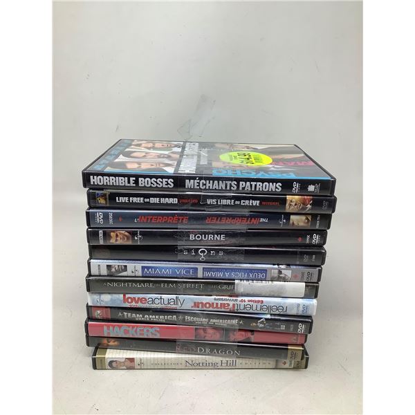 Lot Of 12 Assorted DVD's