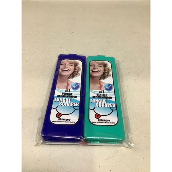 #1 Dentist Recommended Tongue Scraper Lot Of 2
