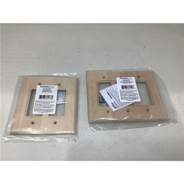 Wooden Light Switch Covers