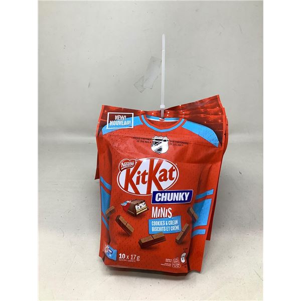 Kit-Kat Chunky Minis Cookies And Cream Lot Of 5