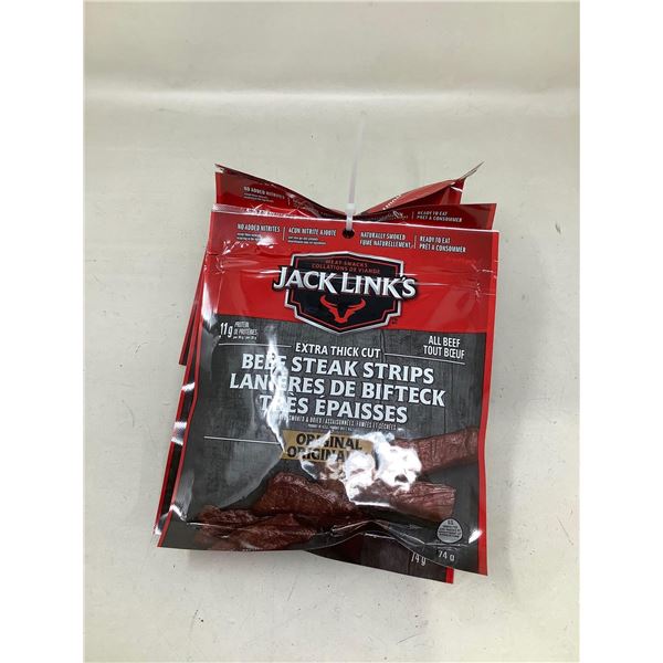Jack Links Beef Steak Strips (4 X 74G)