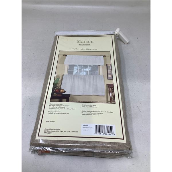 Maison One Valance Curtin