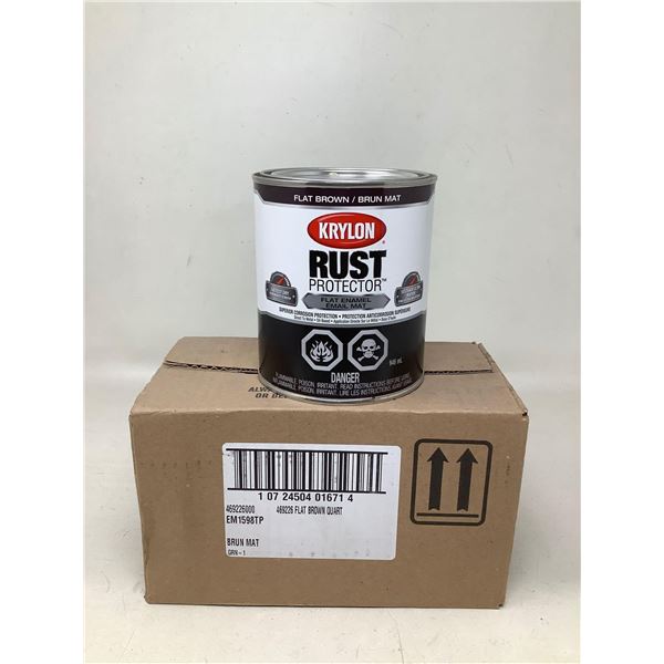 Krylon Rust Protector Flat Brown (2 X 946ML)