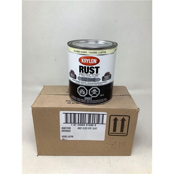 Krylon Rust Protector Gloss Ivory (2 X 946ML)