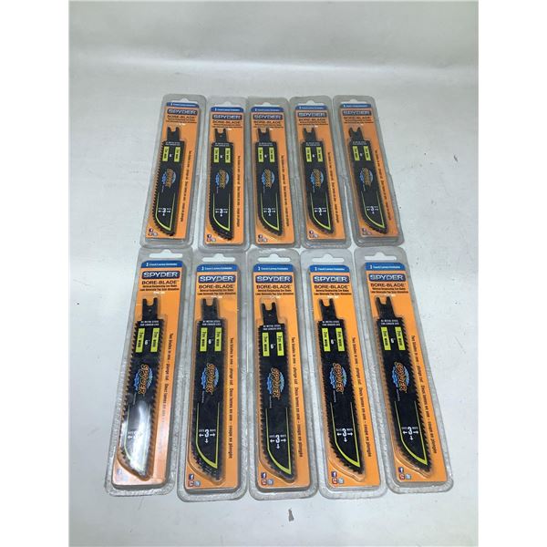 Spyder Bore-Blade Lot Of 10