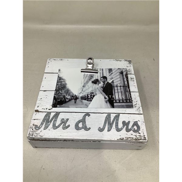Mr & Mrs Photo Clip Board