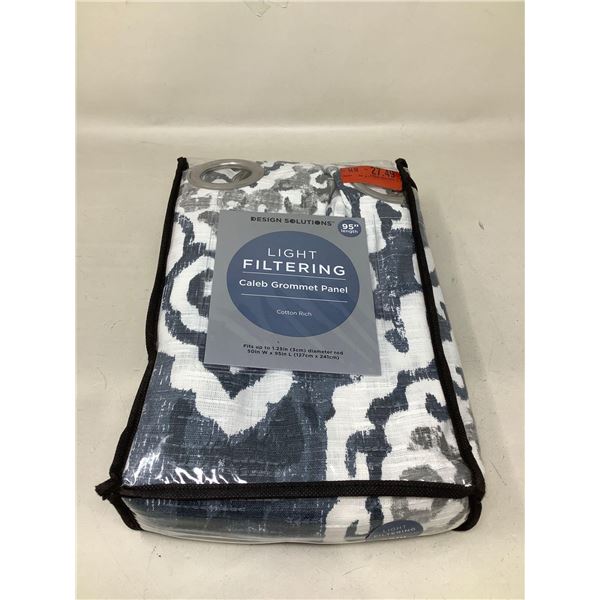 Design Solutions Light Filtering Caleb Grommet Panel