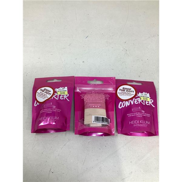 Heidi Klum Intimates Bra Adjuster Lot Of 3