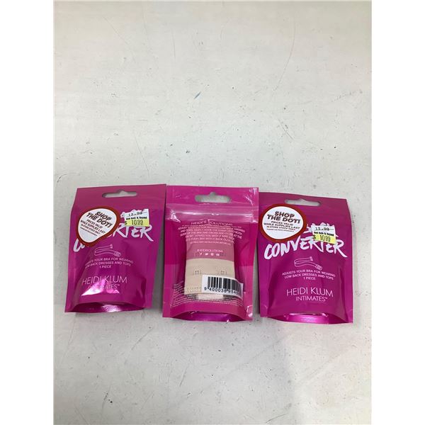 Heidi Klum Intimates Bra Adjuster Lot Of 3