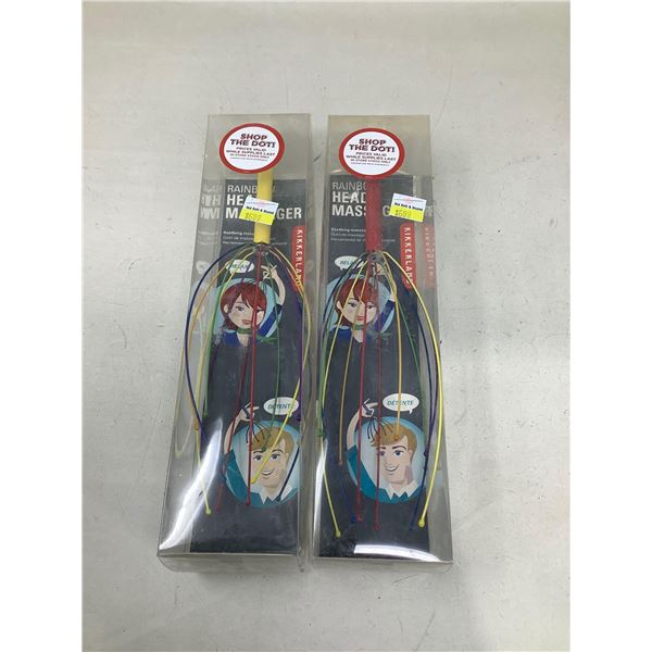 Rainbow Head Massager Lot Of 2