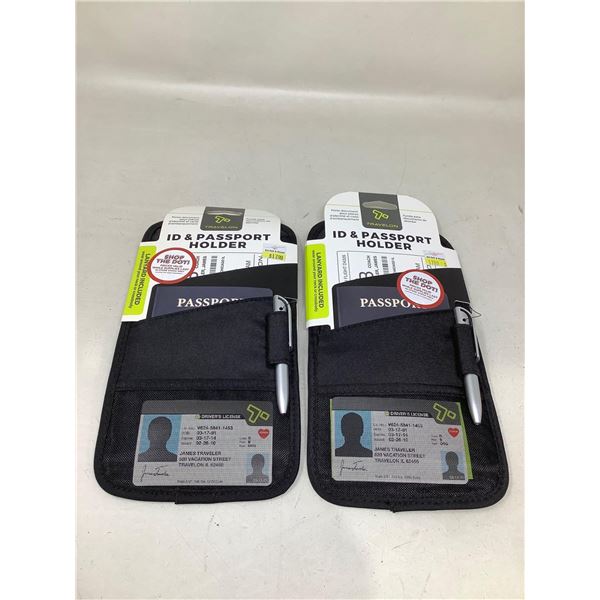ID & Passport Holder Lot Of 2