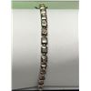 Image 1 : Ladies Multi Stone 14K GP Tennis Bracelet NEW